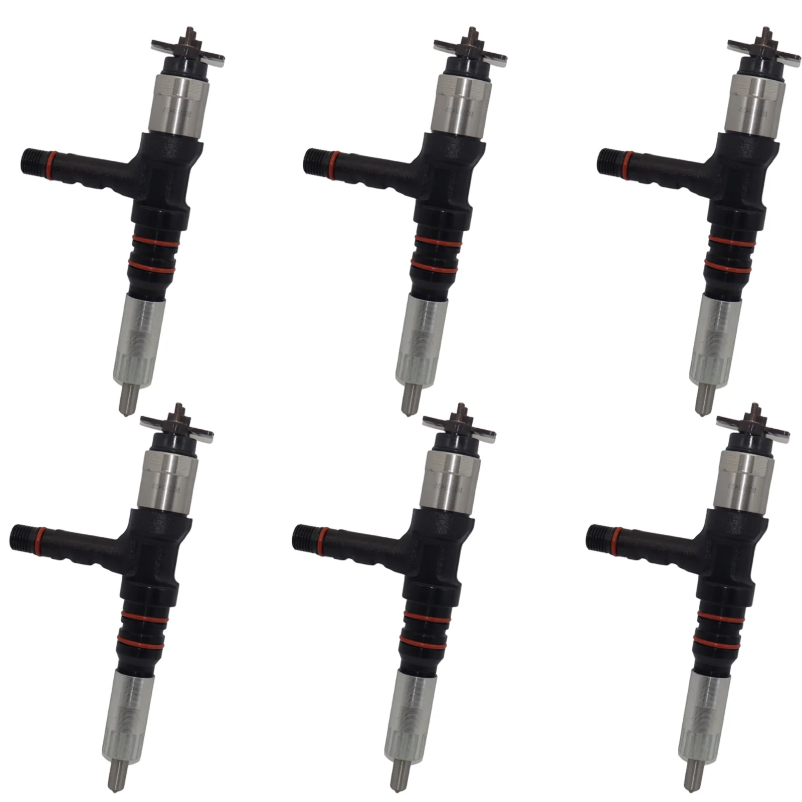 0950006120 6261-11-3100 FIN2510MT 6PCS Fuel Injector Suitable for KOMATSU CRAWLER PC800-8E0 EXCAVATOR SAA6D140E-5 Engine
