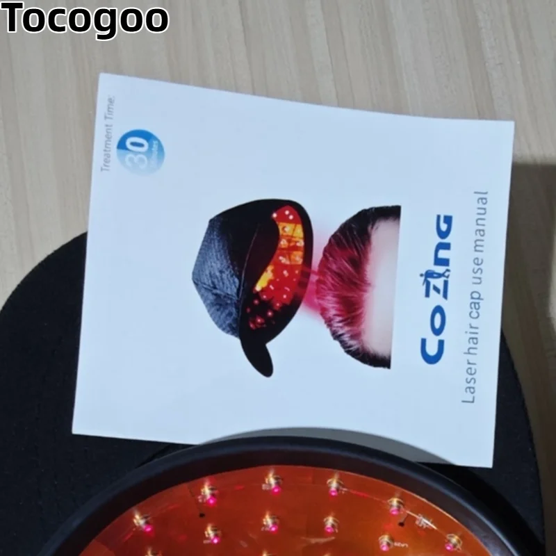 

96 Lamp Beads Hair Growth Laser Helmet Therapy Anti-Hair-Loss Adjustable Cap Light Chip Hair Treatment Hat