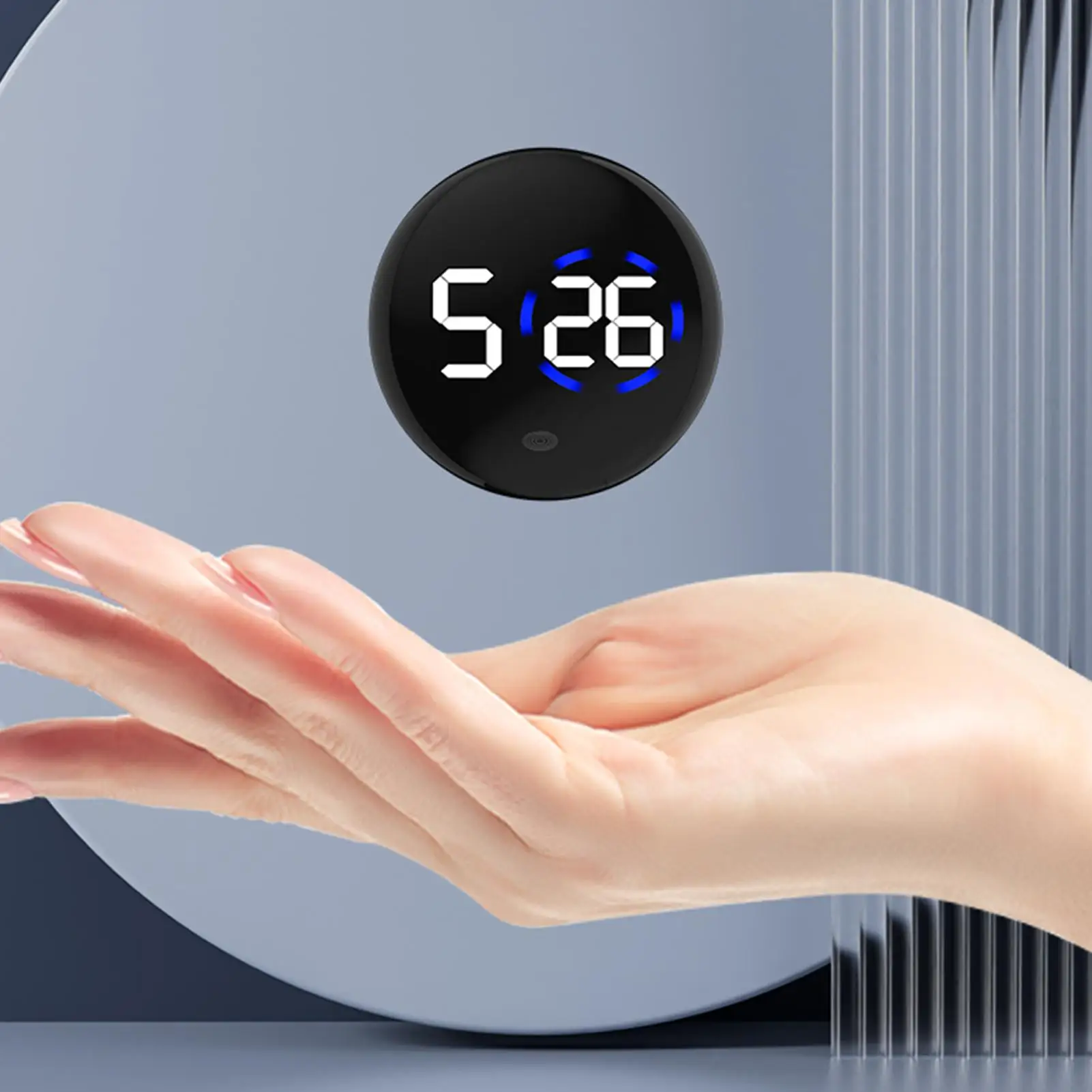 Stick on Clock Electronic Digital Display Cooking Timer Electric Vehicle Dashboard Car Adhesive Clock for Easy Sticking view 6