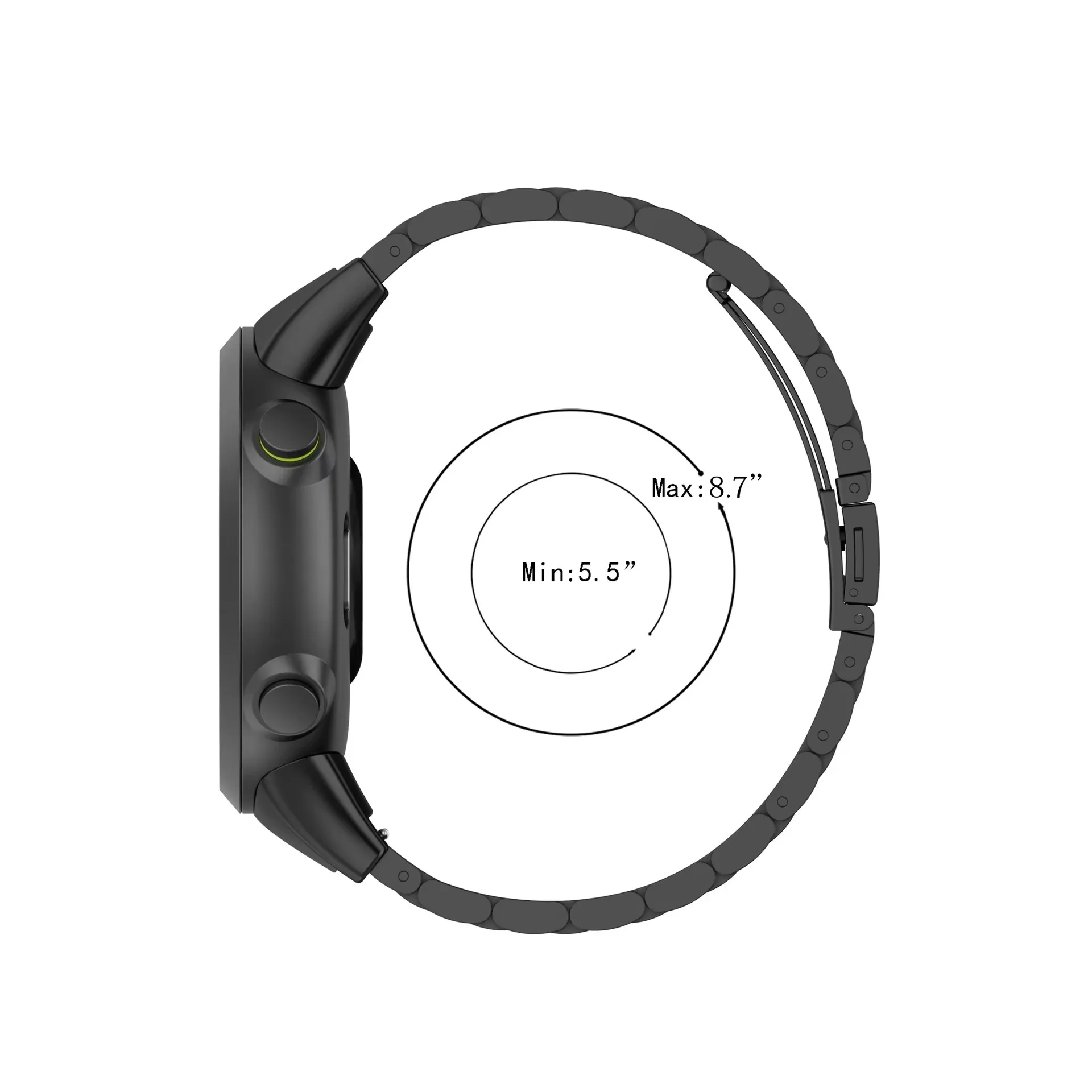 Luxury Stainless Steel Strap For Garmin Forerunner 45 45S Smart Watch Band Replacement Metal Bracelet For Garmin Swim 2 Correa