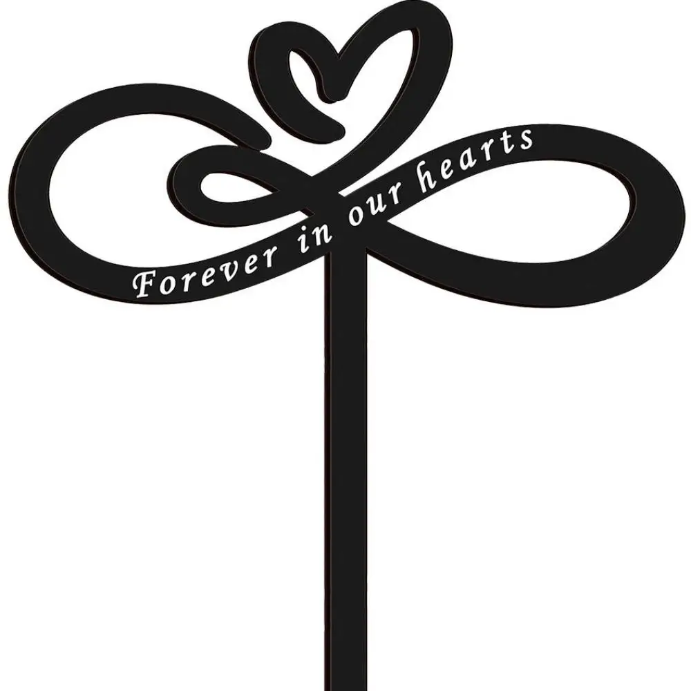 Halloween Memorial Garden Stake Iron Metal Decor Outdoor Yard Ornament Personalized Sign Grave Plaque Decoration