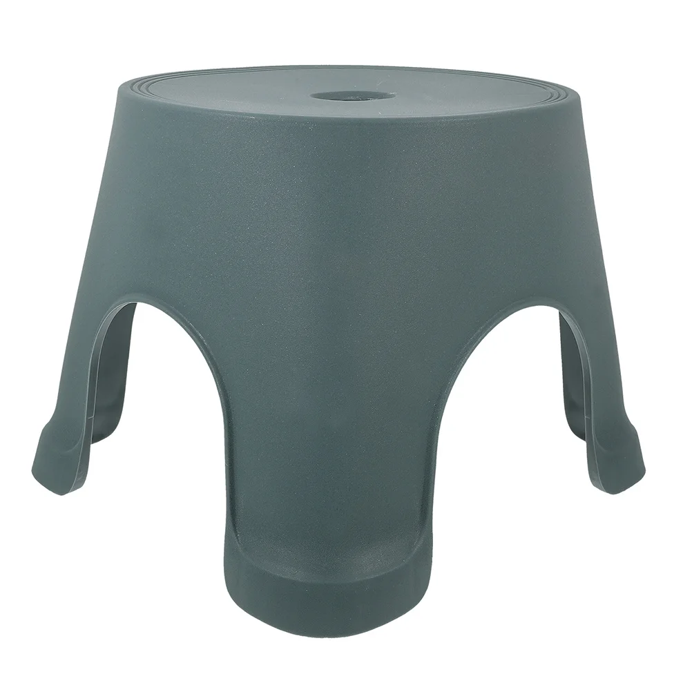 مقعد صغير مصنوع من مادة البولي بروبيلين، تصميم غير قابل للانزلاق، دش ثابت، تدريب على المرحاض، مدمج لطيف، حمام مكتب منزلي