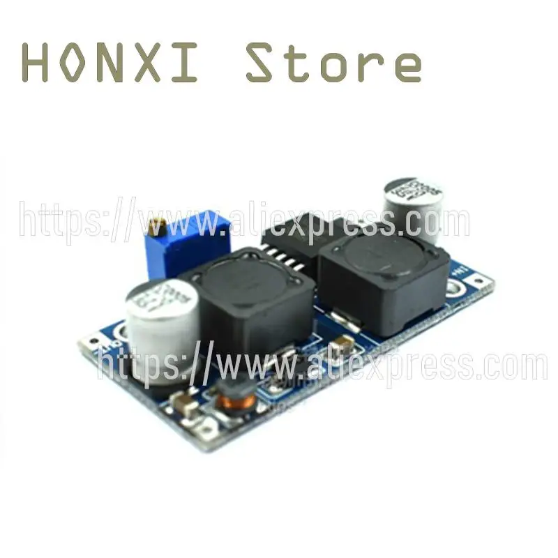 1 Buah Adaptor Tegangan Input Lebar Modul DC-DC Buck Panel Surya Step-Up Secara Otomatis