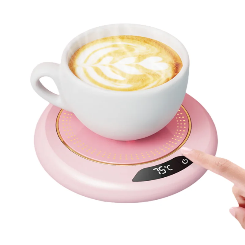 USB Cup Warmer Coffee Mug Heating Coaster 3 Temperature Setting Thermostatic Hot Plate 55 Degrees Constant Automatic Haet