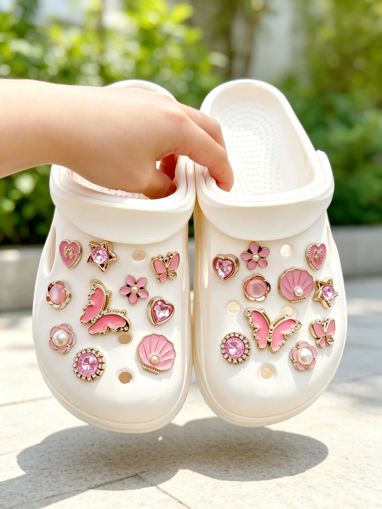 20-piece shoe decoration DIY casual shoe decoration - An interesting and versatile way to personalize your footwear