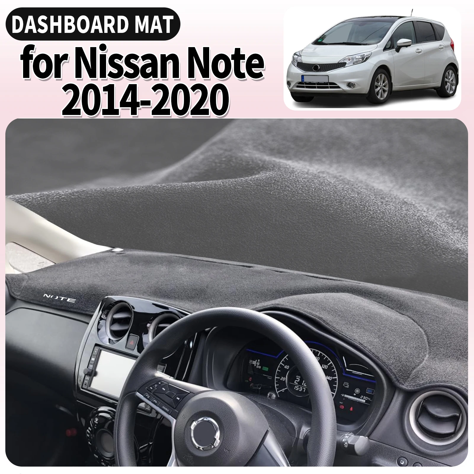 

fit for Nissan Note E12 2014 2015 2016 2017-2020 Car Dashmat Dashboard Cover Pad Accessories DashMat Sunshade Protective Carpet