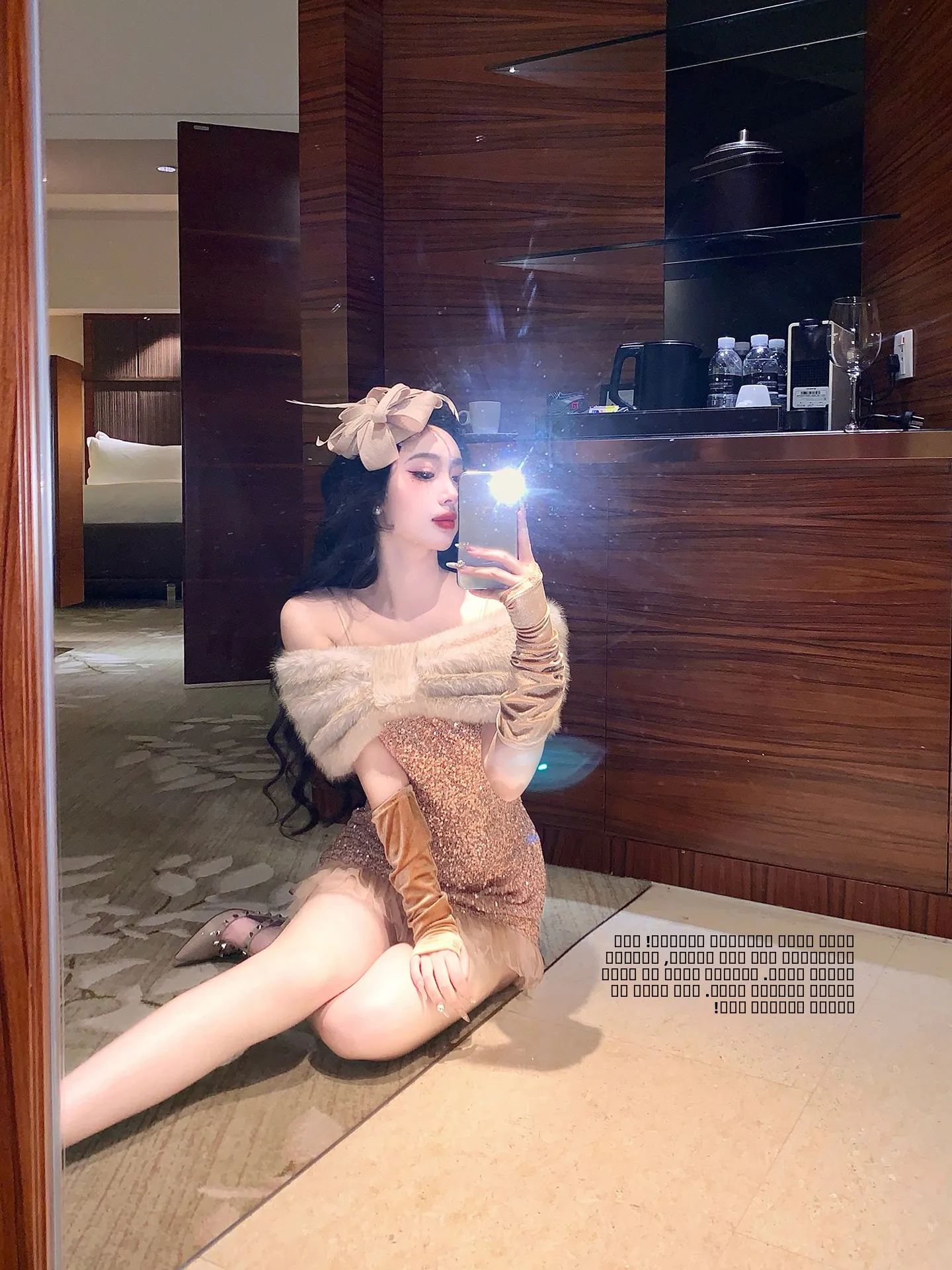 

Женский пиджак Lu Jin Champagne Toasting, имитация норкового бархата, с пайетками, цвет розовое золото