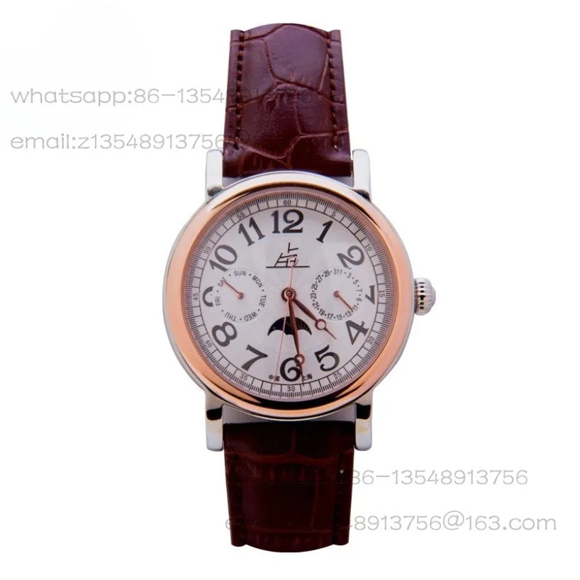Watch Fully automatic mechanical men's retro watch waterproof original luminous large dial