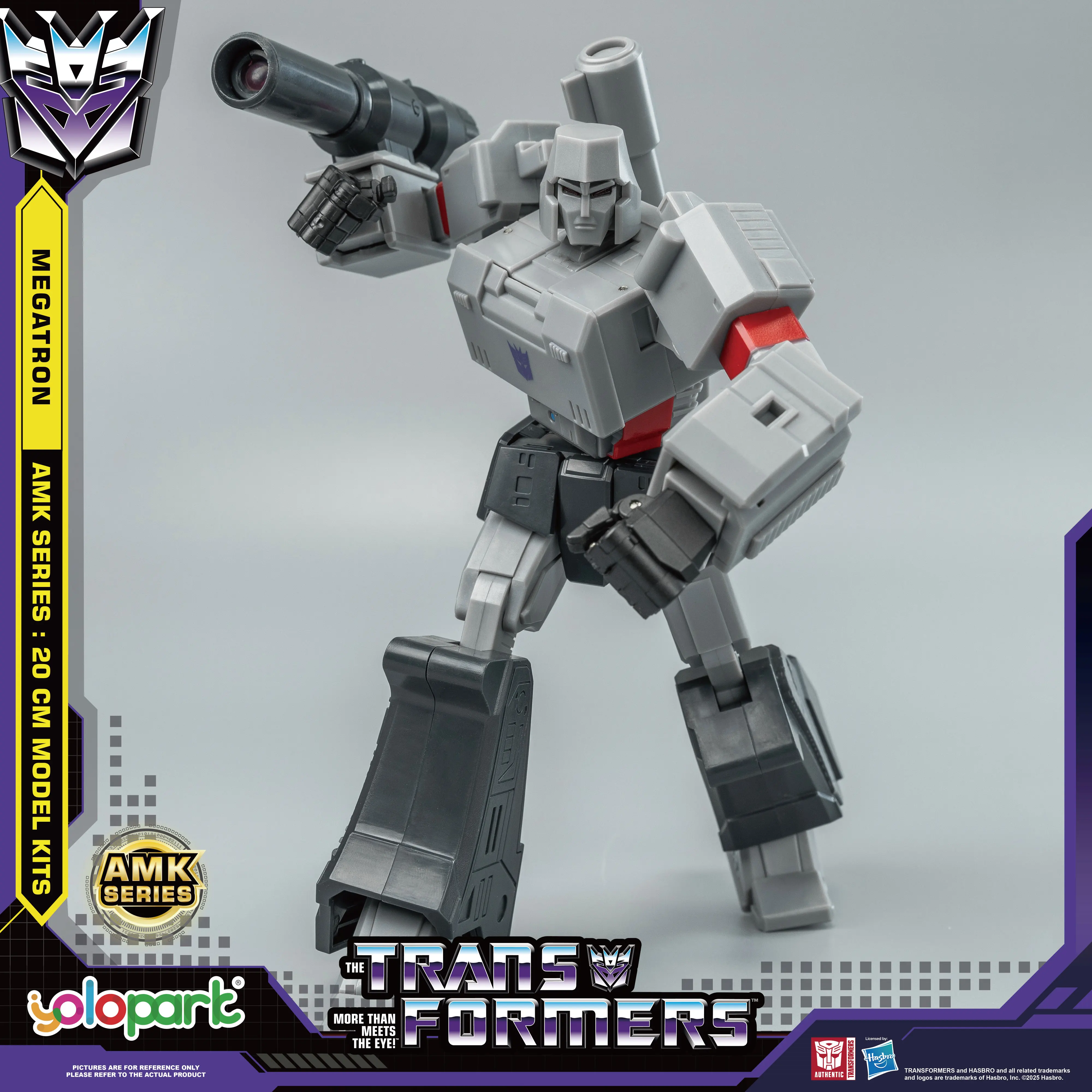 YOLOPARK TRANSFORMERS GENERATION ONE: AMK Series 20cm Megatron Figures Toy Model Kit Gift For Boy