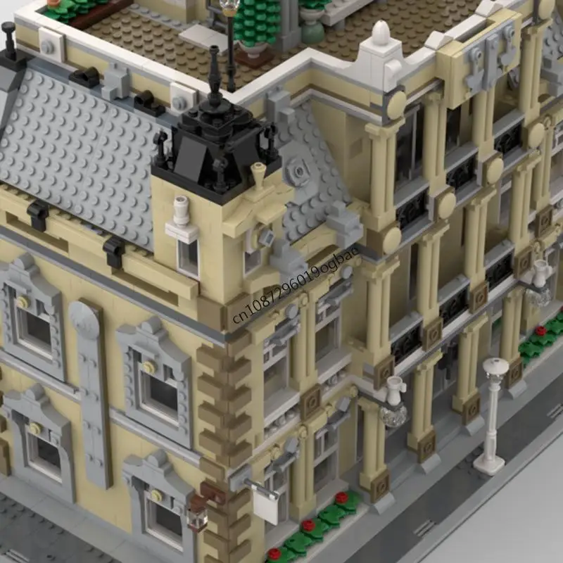 جديد 5009 قطعة Moc الأوروبية القرون الوسطى عرض الشارع المحكمة نموذج اللبنات Diy بها بنفسك الأفكار الإبداعية الاطفال اللعب هدايا عيد الميلاد