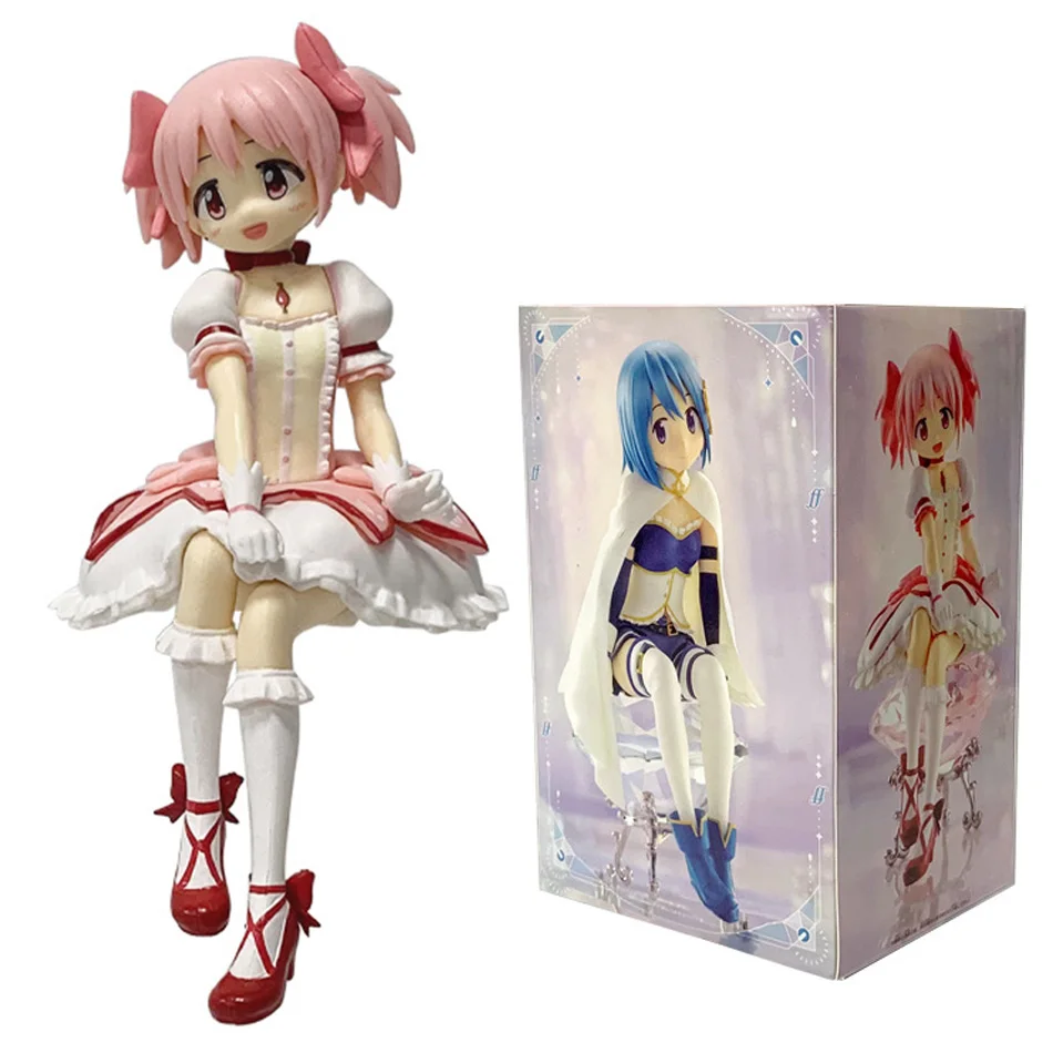 18CM Anime-Figur Puella Magi Madoka Magica Kaname Madoka Miki Sayaka Magic Niedliche Actionfigur PVC Sammlerstück Desktop-Geschenk Spielzeug – Detail 3