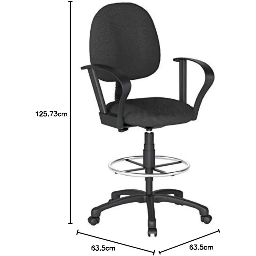 Ergonomic Works Elaboração cadeira com braços ajustáveis, cinza