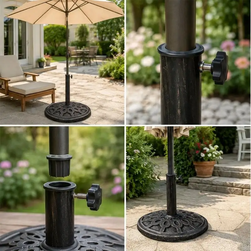 Opening Support Replacement Parts for Shade Stand Bases with Insert Sleeves and Deck Cover Service Needs Work Tasks 55KF