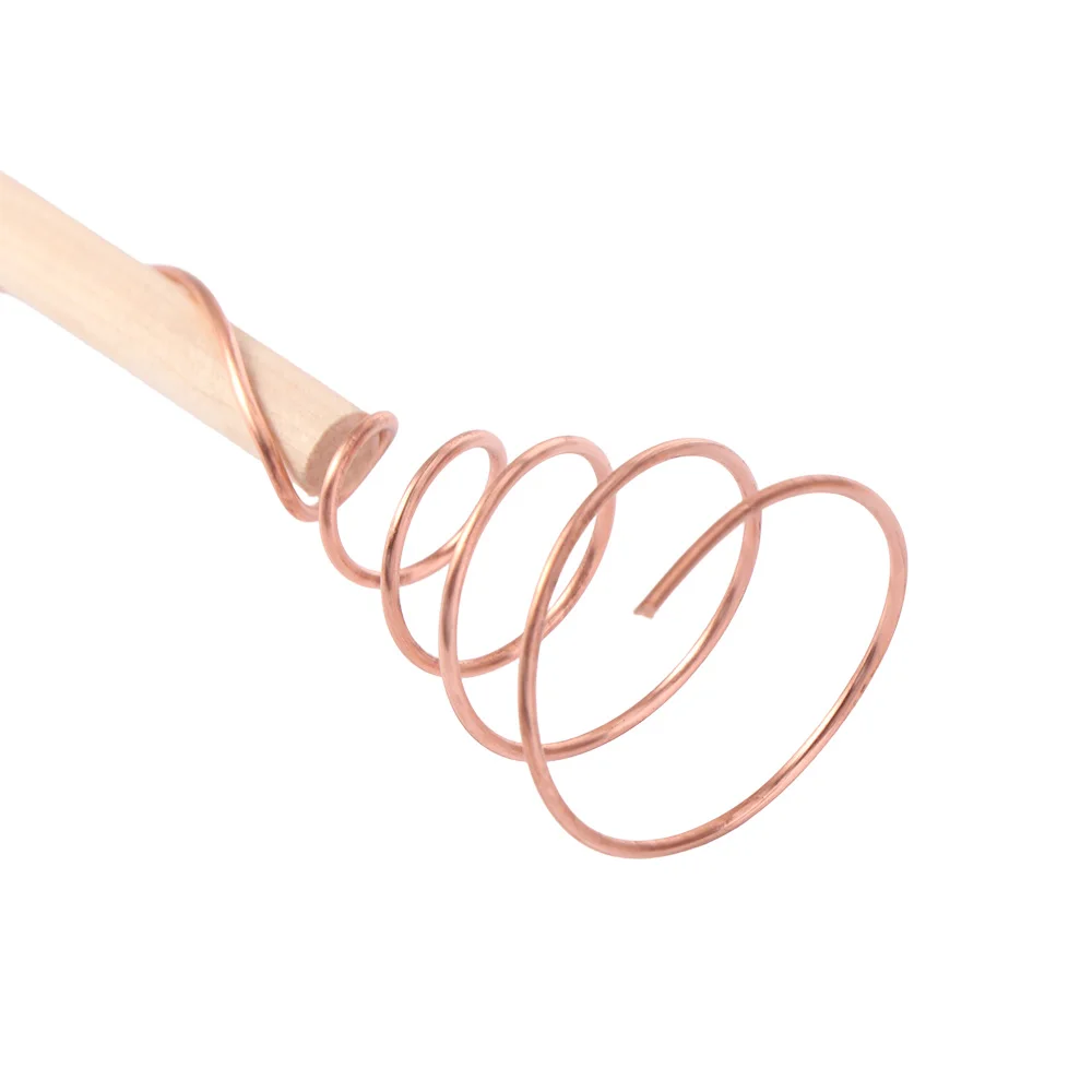 Copper Electroculture Plant Stakes Wire Coil Wood Rod Electroculture Vegetables Stake Bonsai Fixing Rod Plants