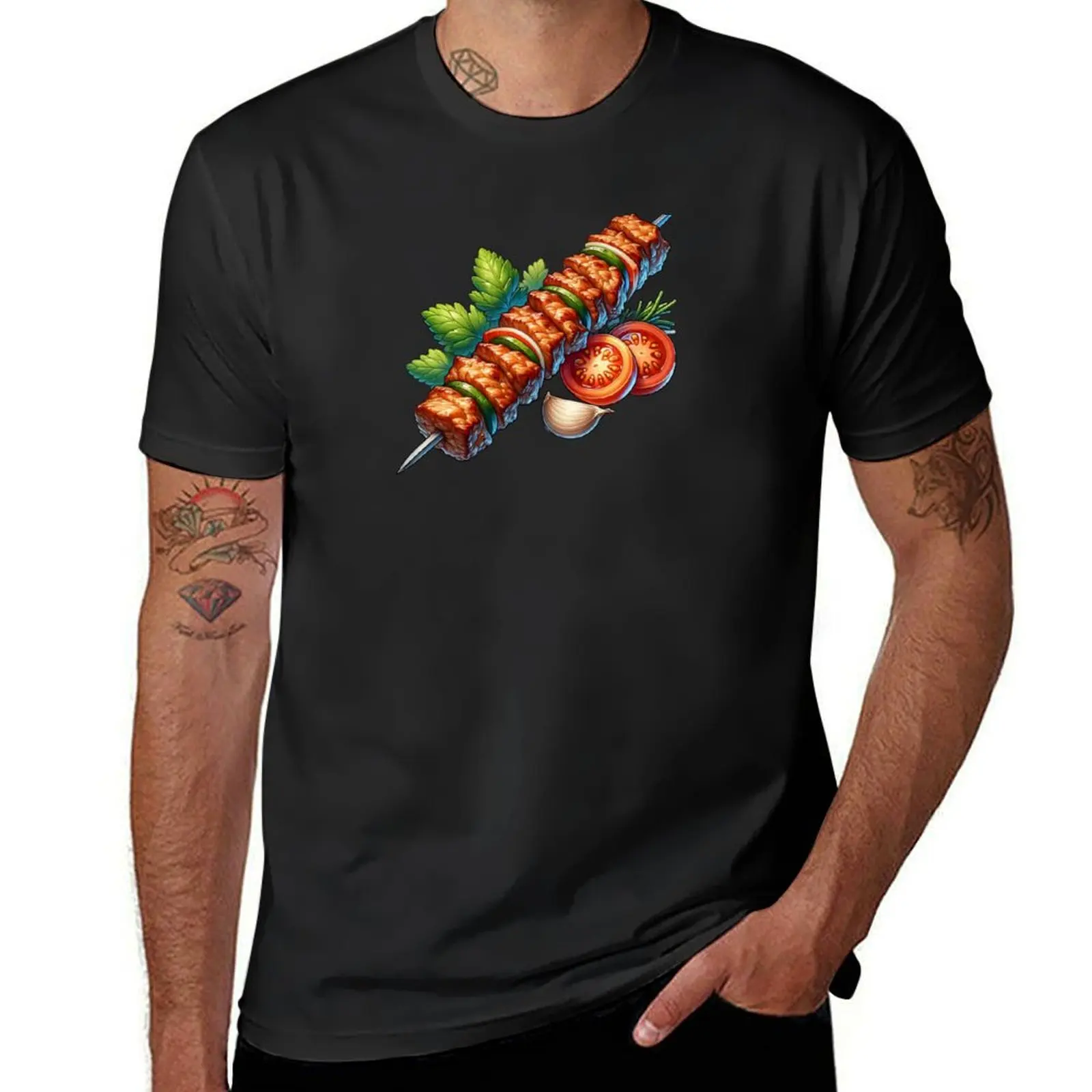 

Shish Kebab Doner Kebab Food Meat Lover Gift T-Shirt plus sizes cute clothes oversized graphics funny t shirts for men