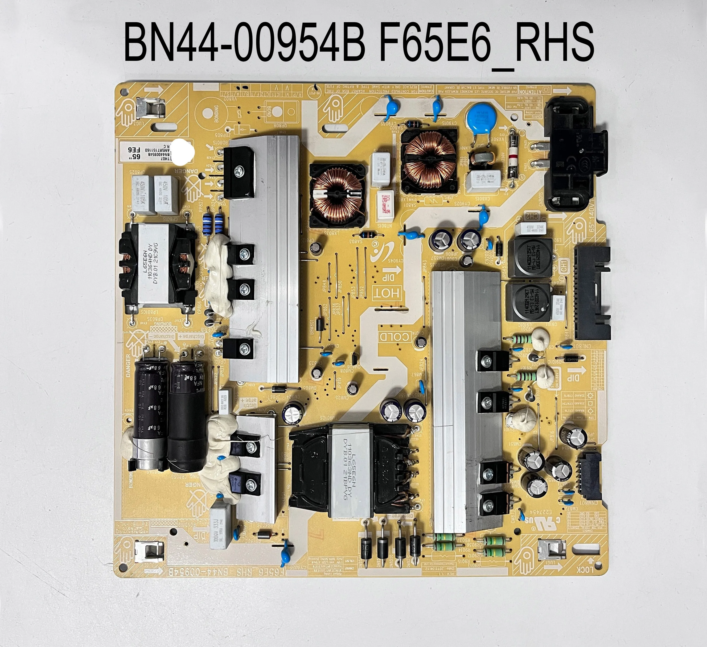 

Genuine Power Supply Board F65E6_RHS BN44-00954B Is Working Properly And Is For LCD TV LH65QBREBGCXZA LH65Q8REBGCXXF Accessories