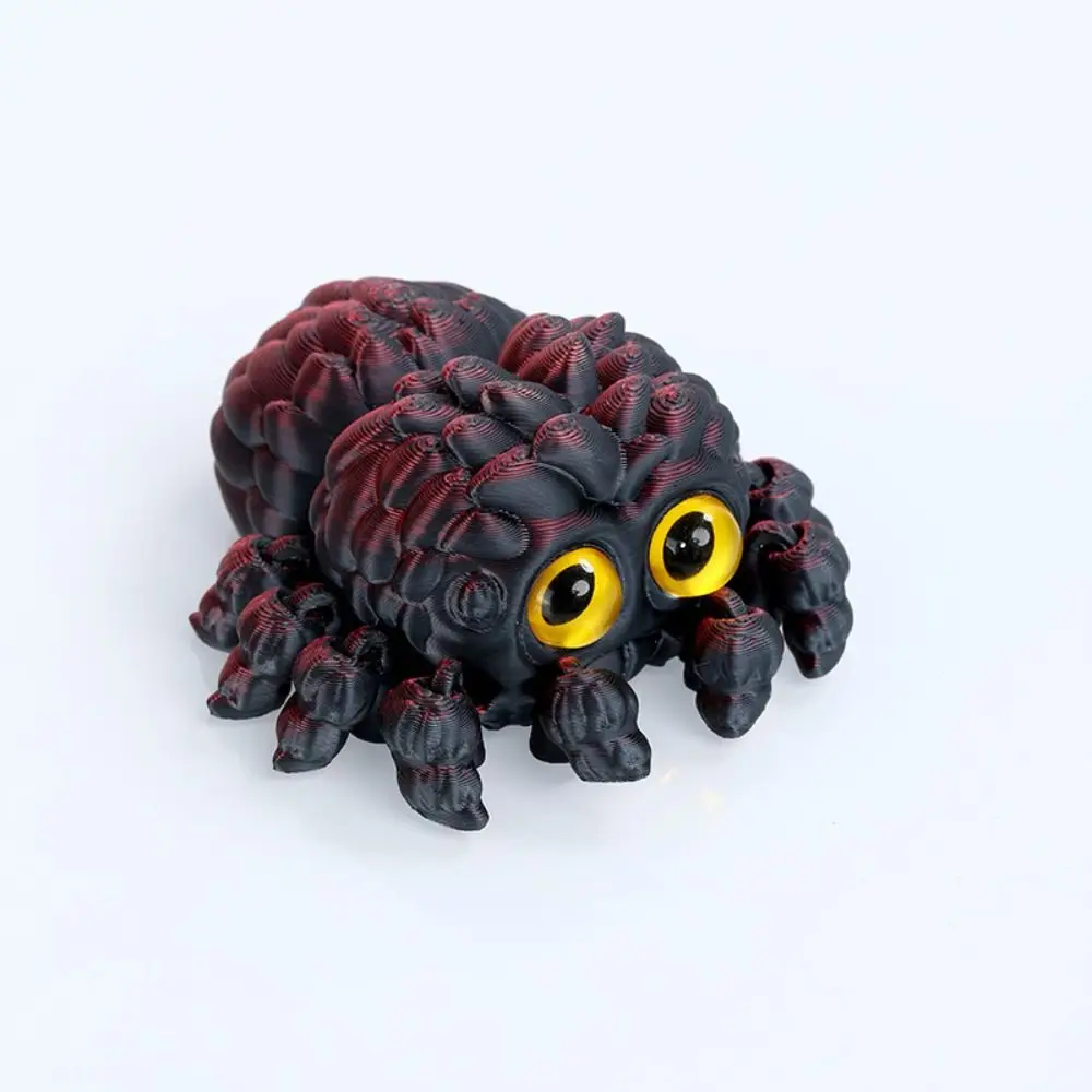 リアルなデザイン 3D プリントクモの装飾デスクトップサイズ家の装飾スタイル 3D プリントクモの置物カラフルな外観