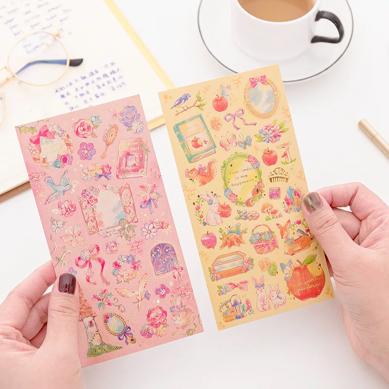 1 Piece Lytwtw's Cute Stationery Stickers Supplies Fairy Tale Fantasy Aestheticism Laptop Diary Scrapbooking Adhesive