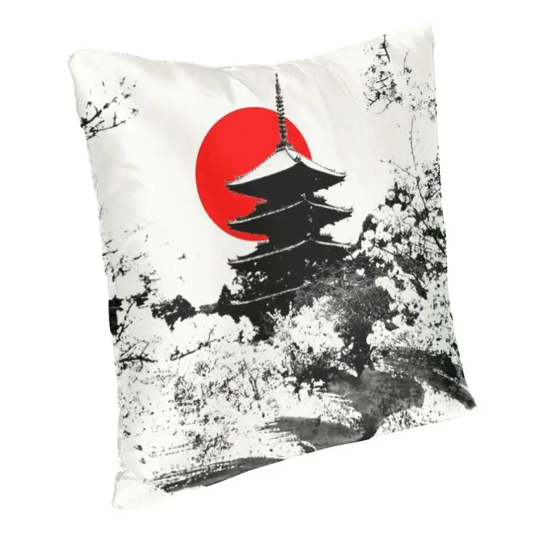 Kyoto Japan Old Capital Cushion Cover Double-sided Print Karate Shinjuku Floor Pillow Case Living Room Pillowcase Decoration