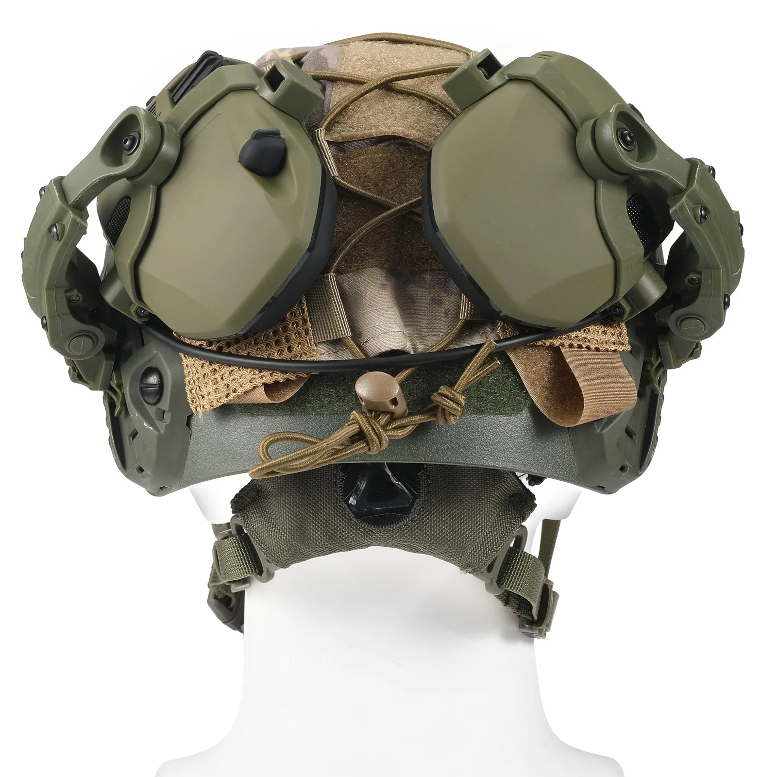 Active Helmet Mounted Earmuffs For Shooting Electronic Hearing Protection Ear Protect Noise Reduction Active Hunting Headphone