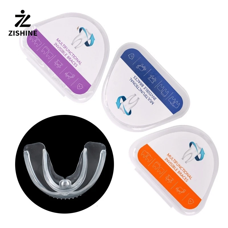 Orthodontic braces smile orthodontic trainer instant silicone dental retainer mouth guards overbite correction three stages