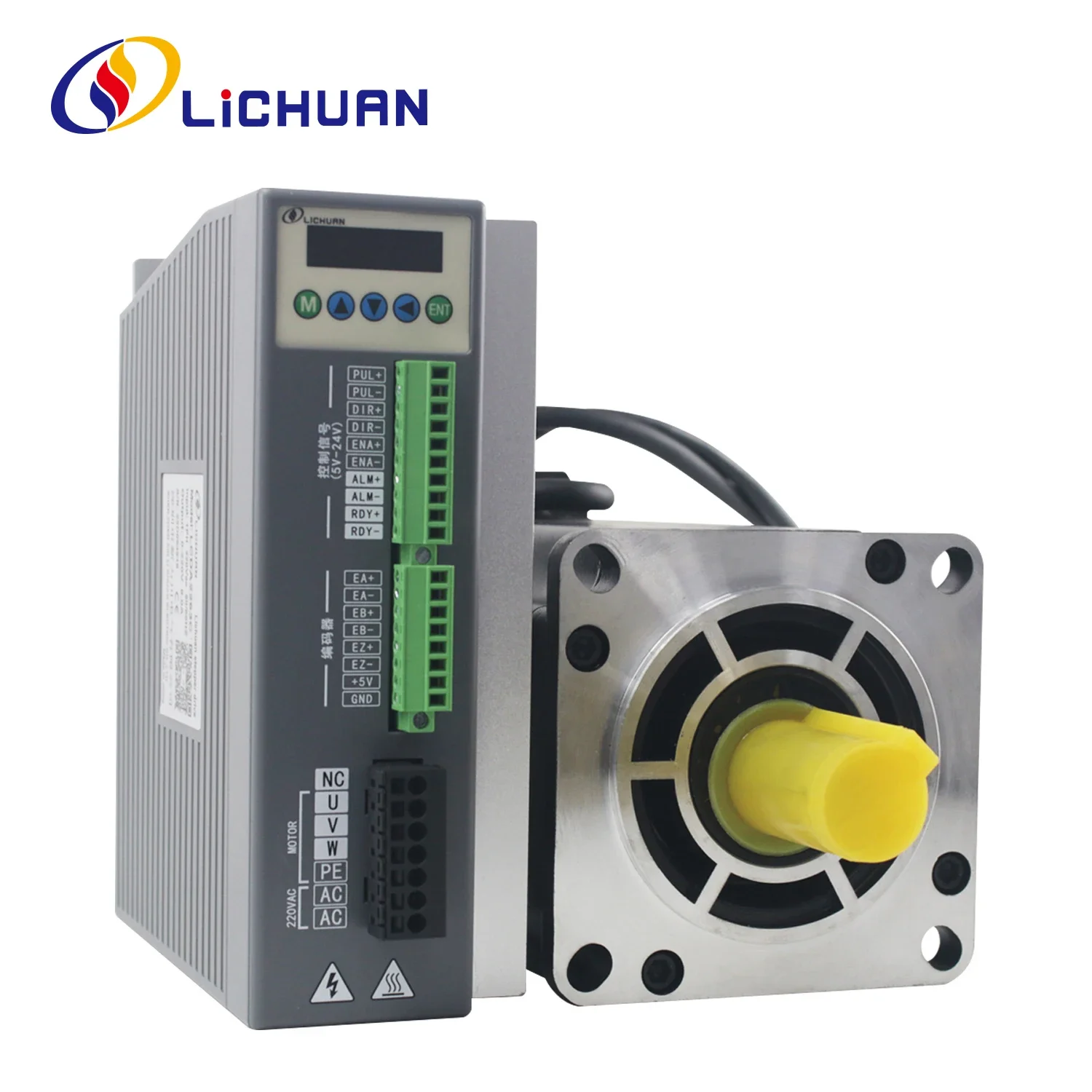 2026 Lichuan AC150V~250V 6/6.4/6.9A 12/16/20N.m Stepper Motor Driver 1000PPR 3 Phase Nema42 AC Closed Loop Stepper Motor Drivers
