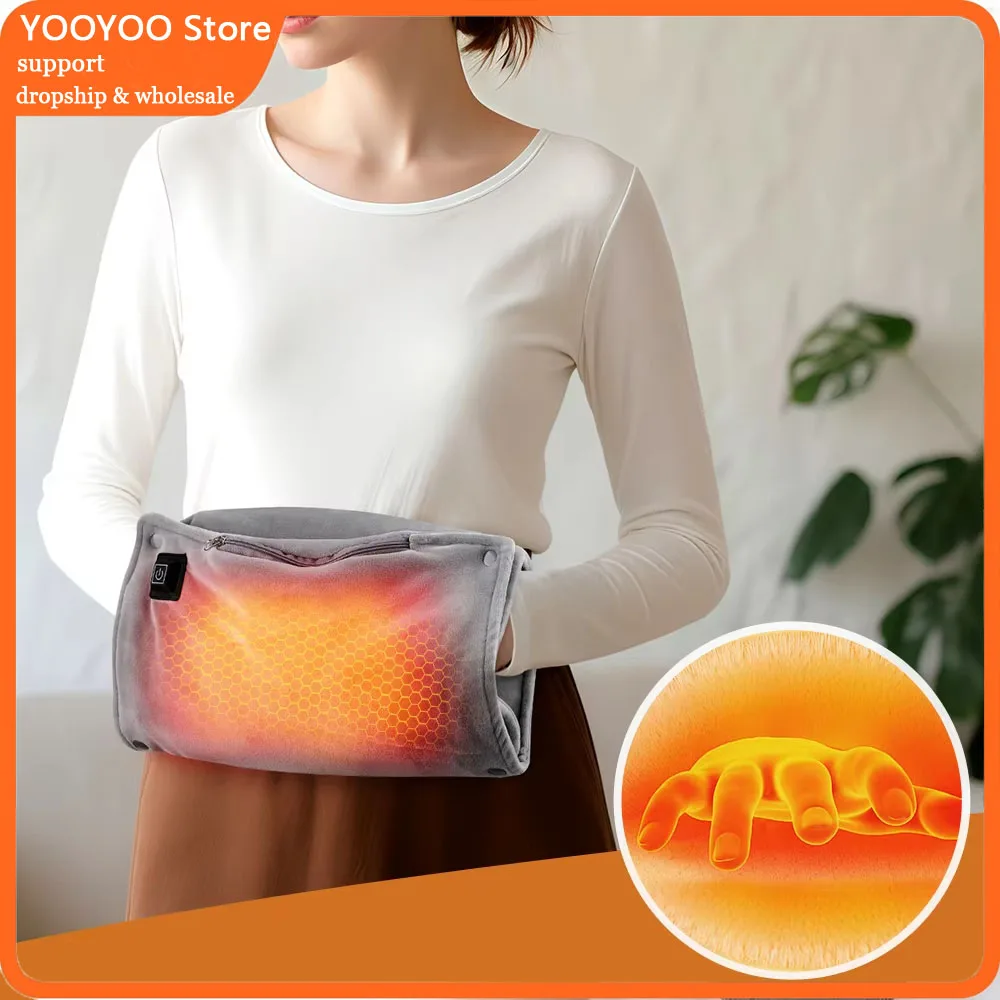 

Electric 3-speed Temperature Graphene Hand Warmer Heating Pad for Body Back Abdomen Keep Warming Hot Compress Winter