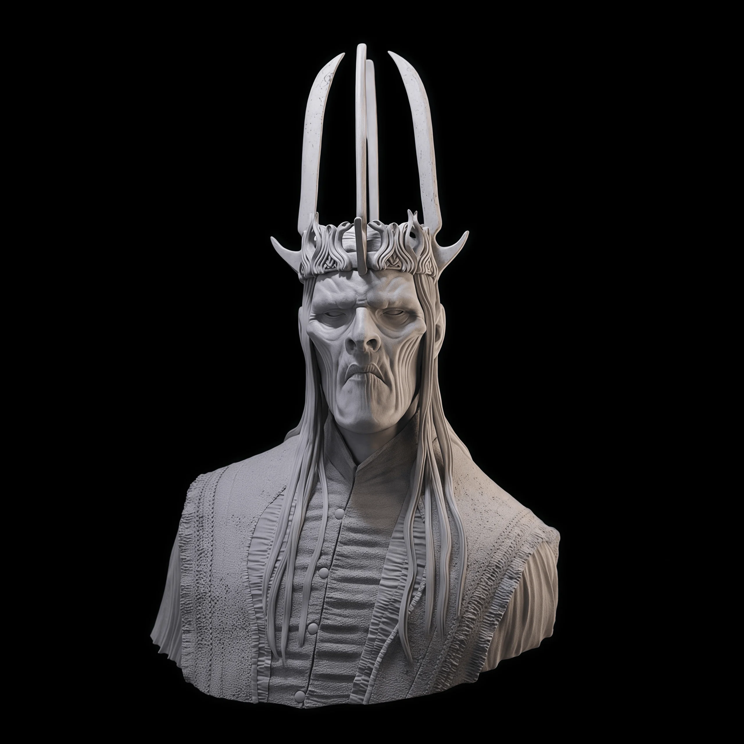 

1/10 Cast Resin Model Assembly Kit, Resin Bust, Unpainted, Needs To Be Assembled