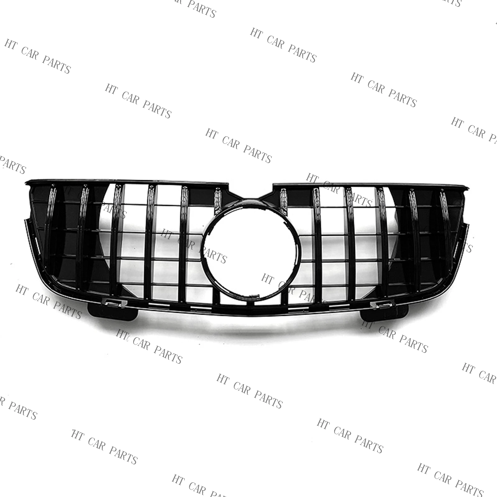 For Mercedes-Benz GL-Class X164 2007-2012 GL450 2010-2012 GL350 1 PCS Black GT Style Front Bumper Grille