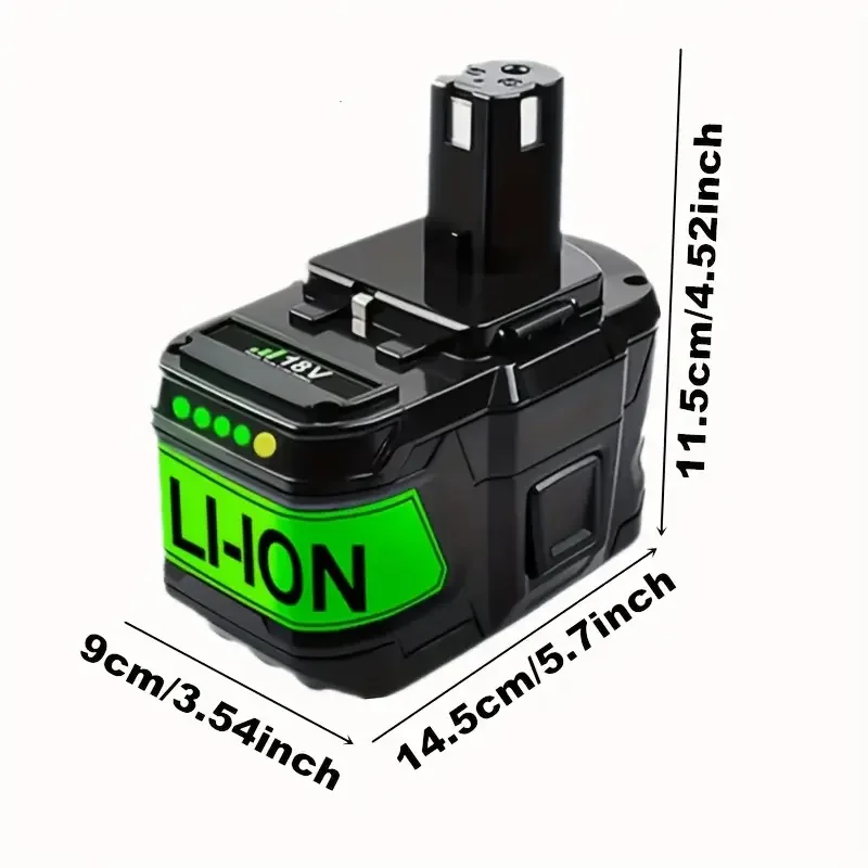 Für Ryobi - 18 Volt ONE+ 8,0 Ah Lithium-Ionen-Akku - Kompatibel mit Allen 18V ONE+ Werkzeugen - Lange Akkulaufzeit und Leistung – Detail 5