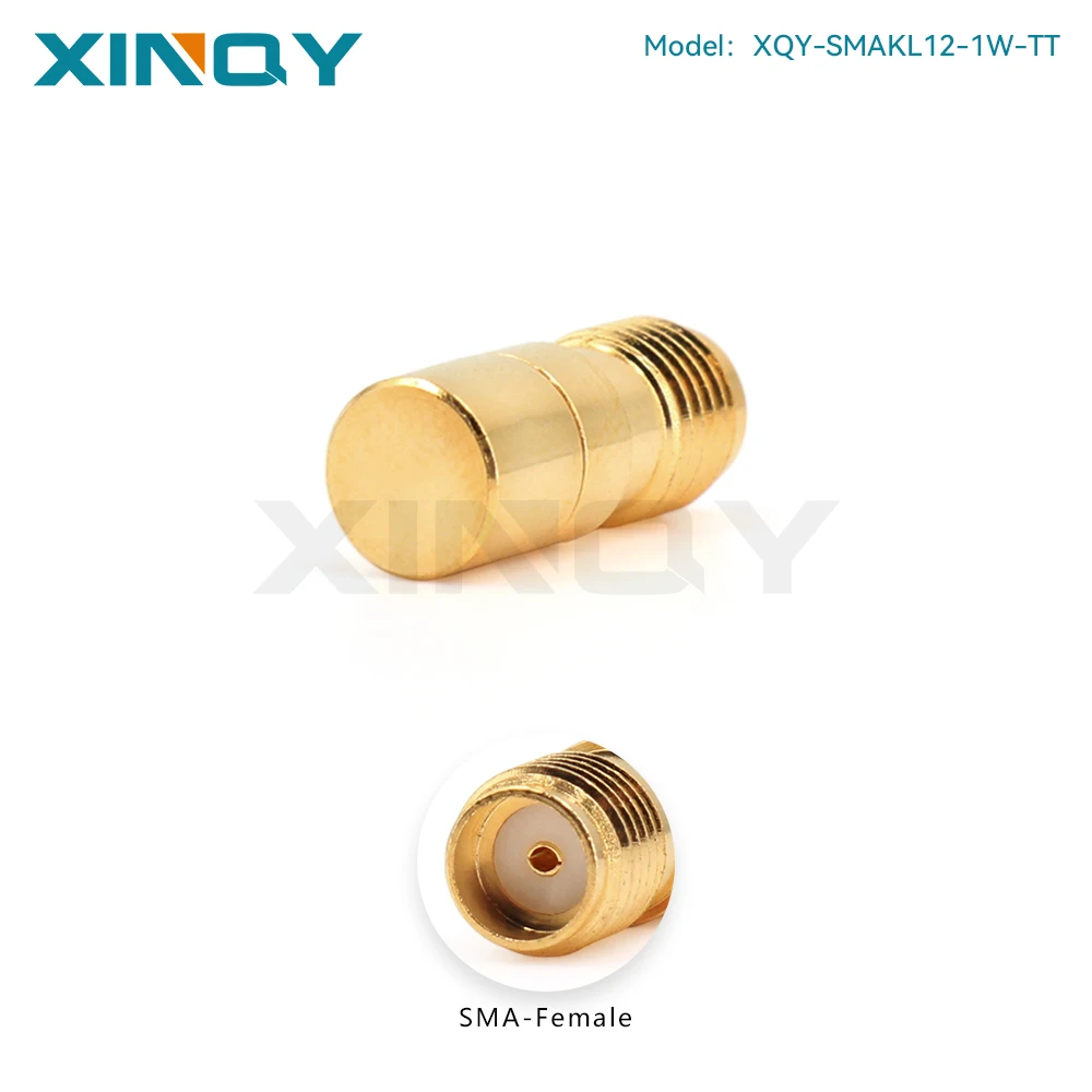 XINQY SMA Female 50 Ohm RF Coaxial Dummy Load, DC-12GHz 1W Termination, Adapter with External Thread Inner Hole