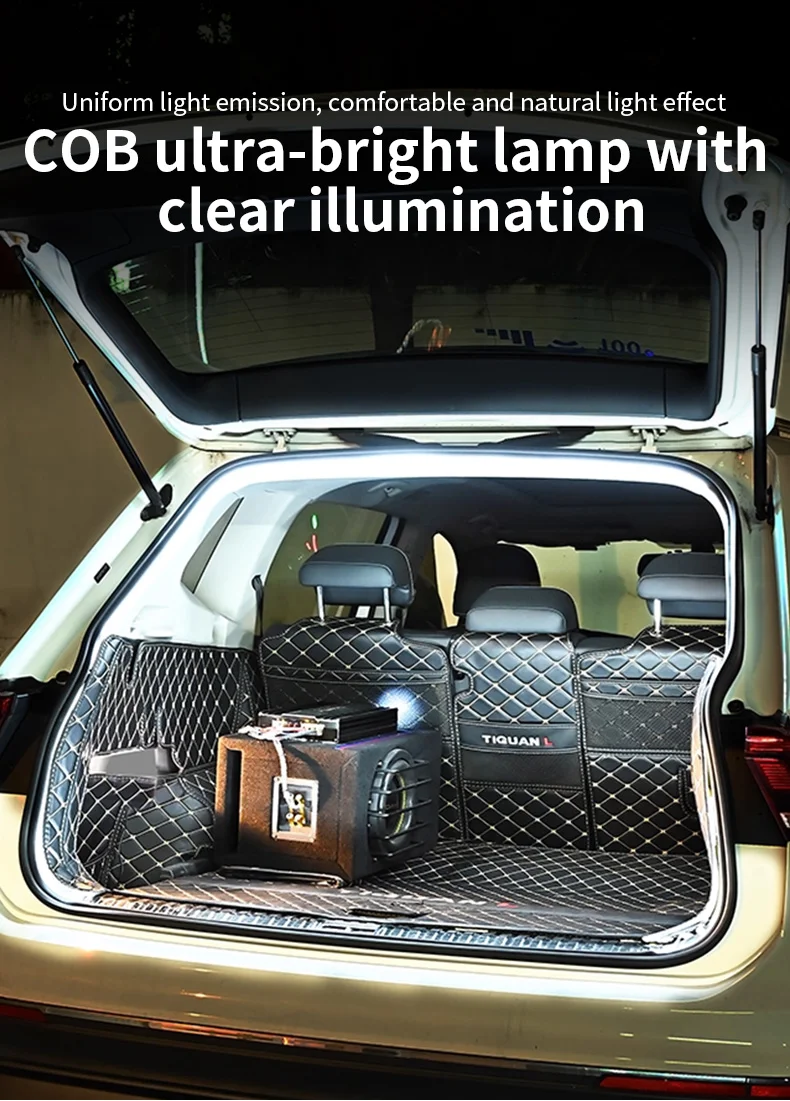 2 m/3,6 m/4,2 m/5 m Auto Stamm LED Streifen Lichter Super Helle Flexible Silikon innen Auto Dekorative Lampe DIY Lampe Weiß Warm Weiß – Detail 6
