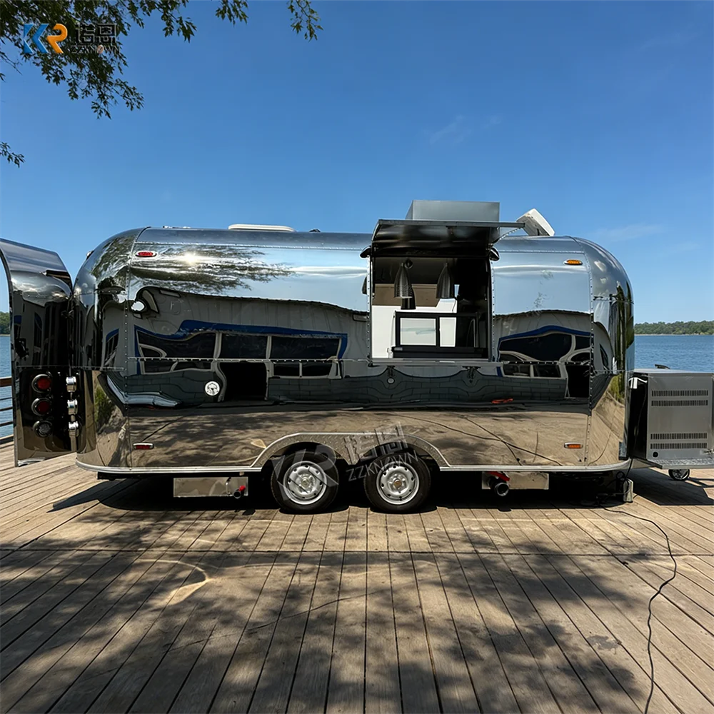 

Portable Food Trucks Concession Trailer Customized Mobile Food Kitchen Custom Grill Catering Food Truck With Full Kitchen