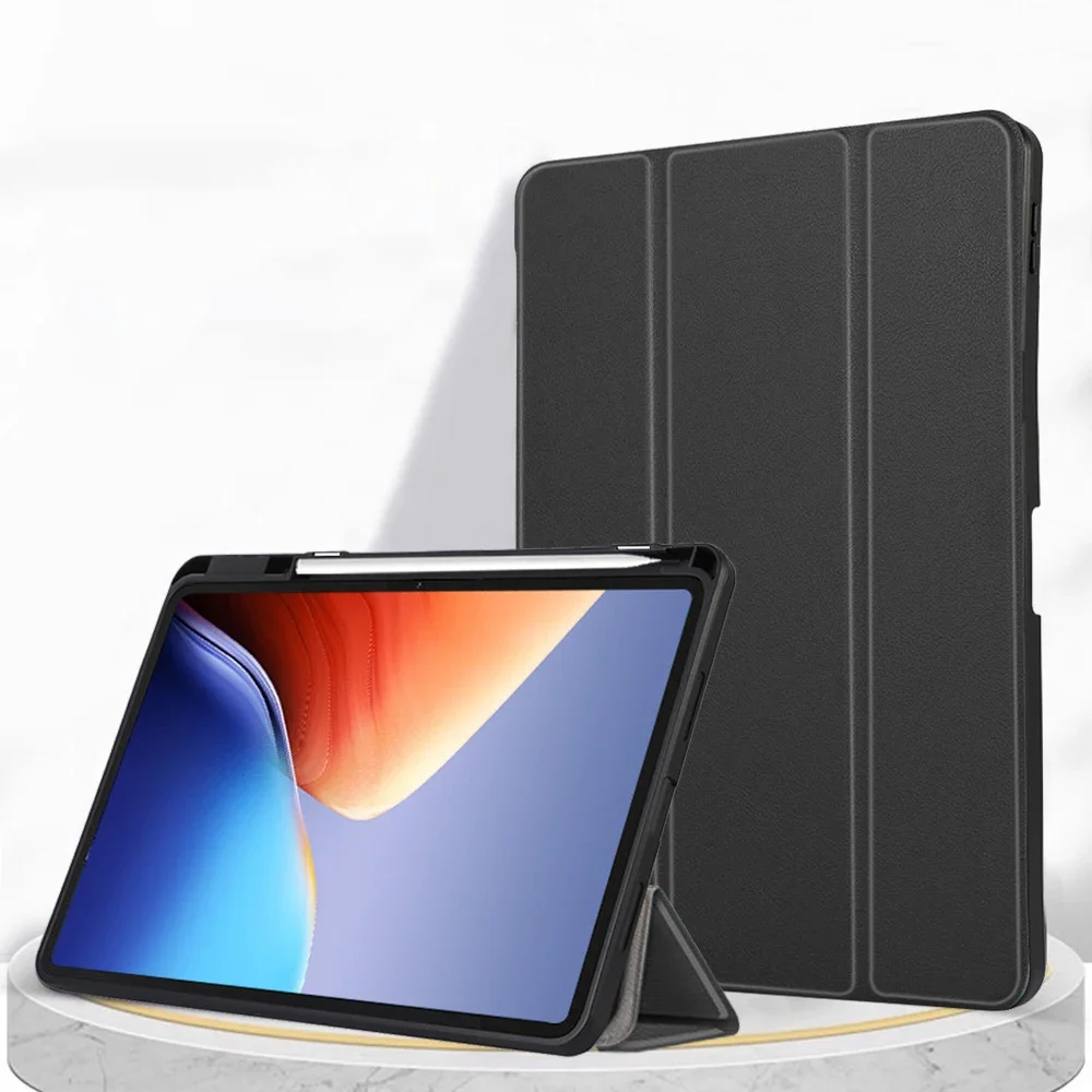Case for Xiaomi 8/8 Pro 11.2-inch Tablet 2025 with Pencil Holder, PU Leather Stand, Smart Case for Xiaomi 7/7 Pro 11.2inch 2024