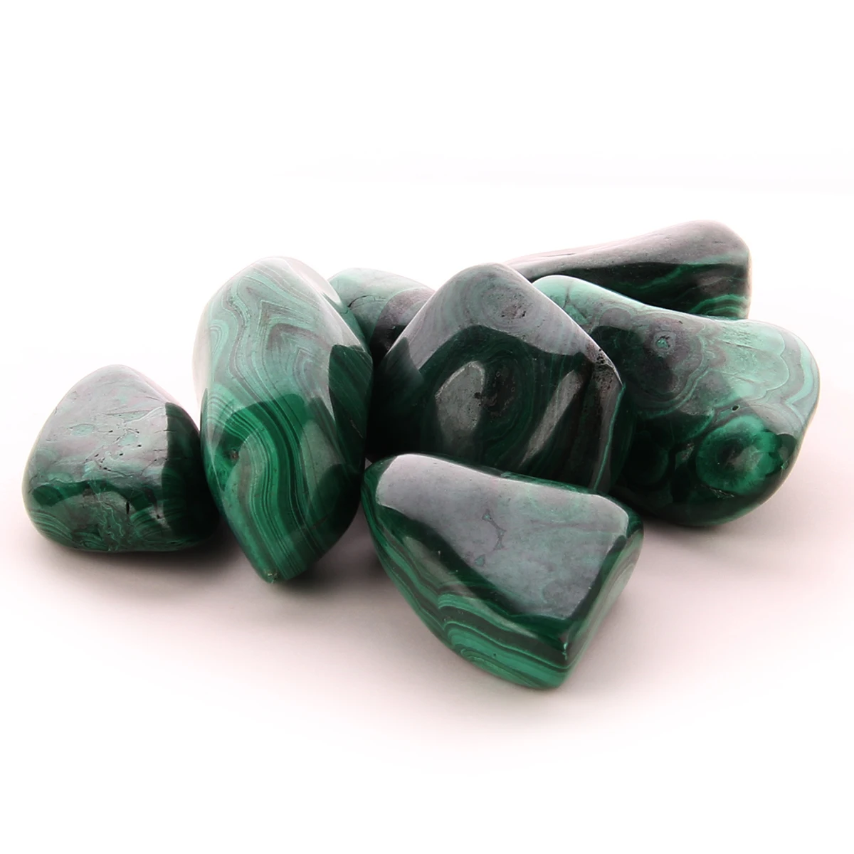 

2 -4CM Malachite Raw Stone Natural Polished Gemstone Stones Bulk Grain Large Particles