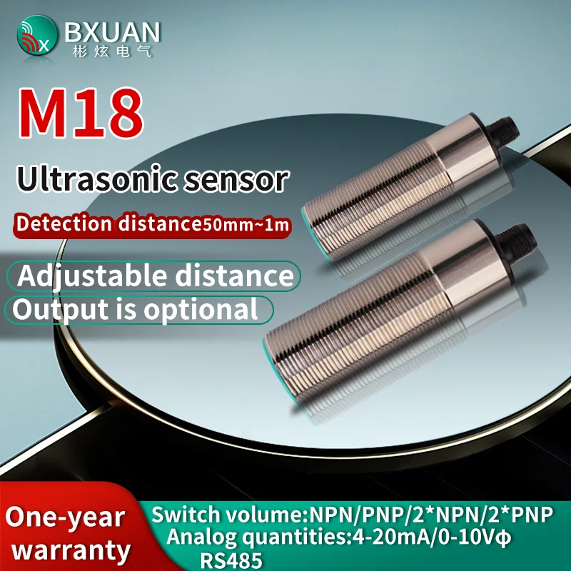 

Proximity Sensor M30 10-30VDC Ultrasonic Detection Sensor Sn 2M IP65 NPN NO NC PNP NO NC Analog Ultrasonic Level Sensor