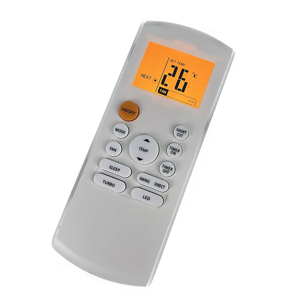 

NEW RG57B1/BGE Replace For Midea AC Air Conditioner Remote Control RG57B/BGE cool and heat with Backlit