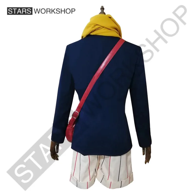 Anime perros callejeros Bungou Yumeno Kyusaku disfraces Cosplay hombres mujeres abrigo camisa pantalones cortos calcetines uniforme Halloween traje de fiesta de Carnaval