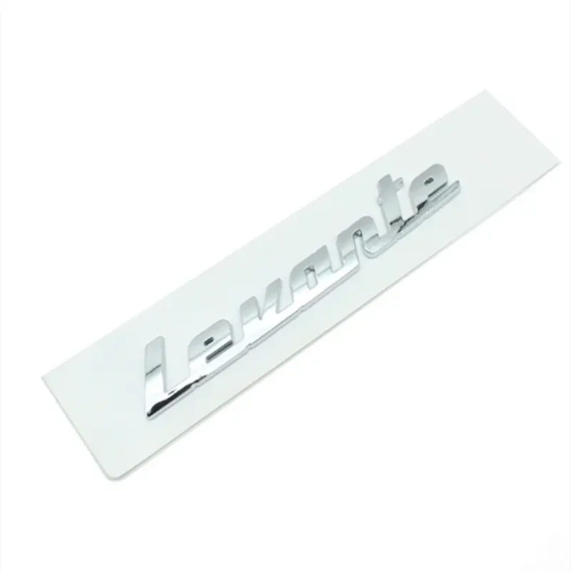 QA Car 3D ABS Trunk Letters Logo Badge Emblem Styling Decoration Sticker For Maserati Levante GT Trofeo Q4 M156 Body Kit Decals