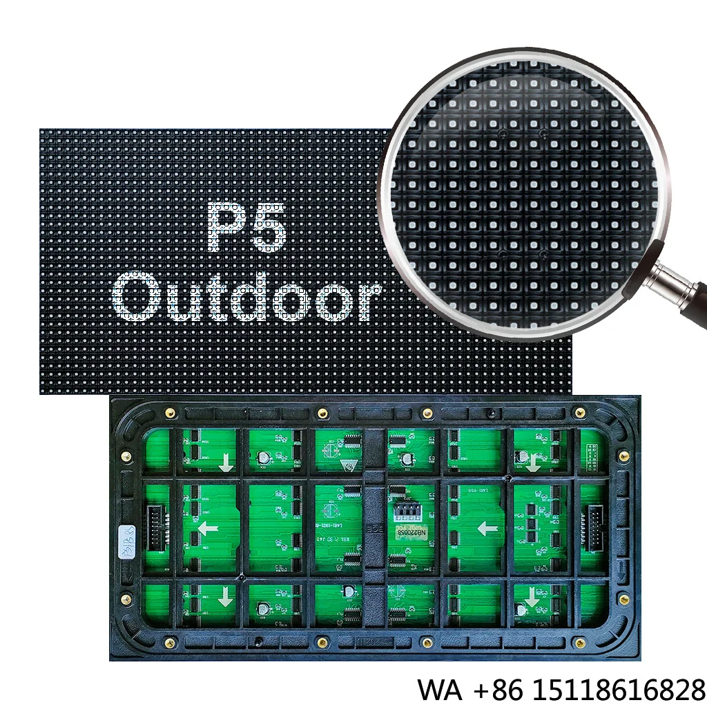 SMD P5 Outdoor Full Color LED Display Module 320x160mm with 8 Scan in Stock Video Wall Price LED Screen