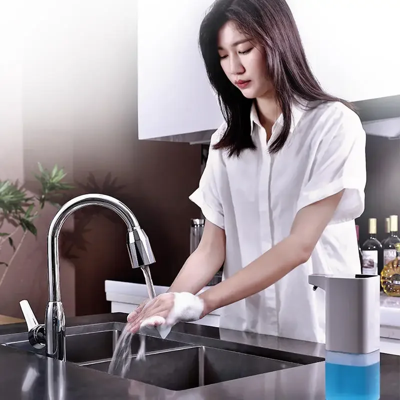 Smart Kitchen Gadgets Touchless Faucet Adaptor Water Saver USB Charge Hand Free Sensor Infrared Energy-Saving Faucet