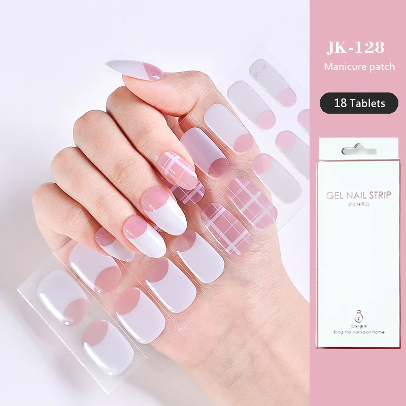 24 punte colla per olio fototerapia UV adesivi per unghie in Gel Semi-polimerizzato pasta per unghie Semi-cotta Set completo di lampada UV per Nail Art ghiacciata necessaria