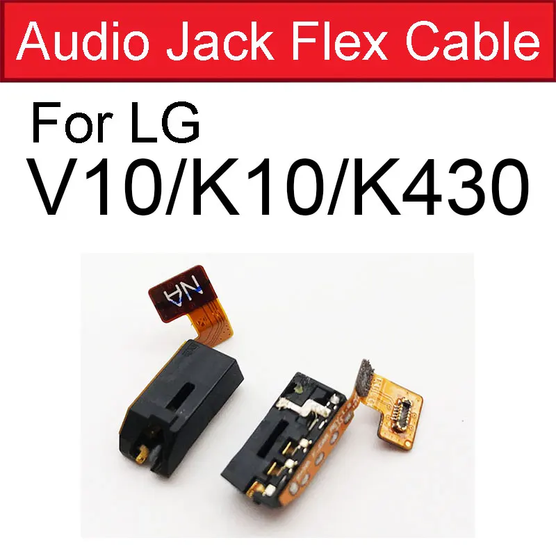 Audio Jack Flex Cable For LG V20 V30 V40 V50 V10 K7 K8 K10 K430 K30 G8 G7 G6 G5 G4 G3 Mini Q7 Q6 Stylo 2 3 4 Plus Earphone Plug