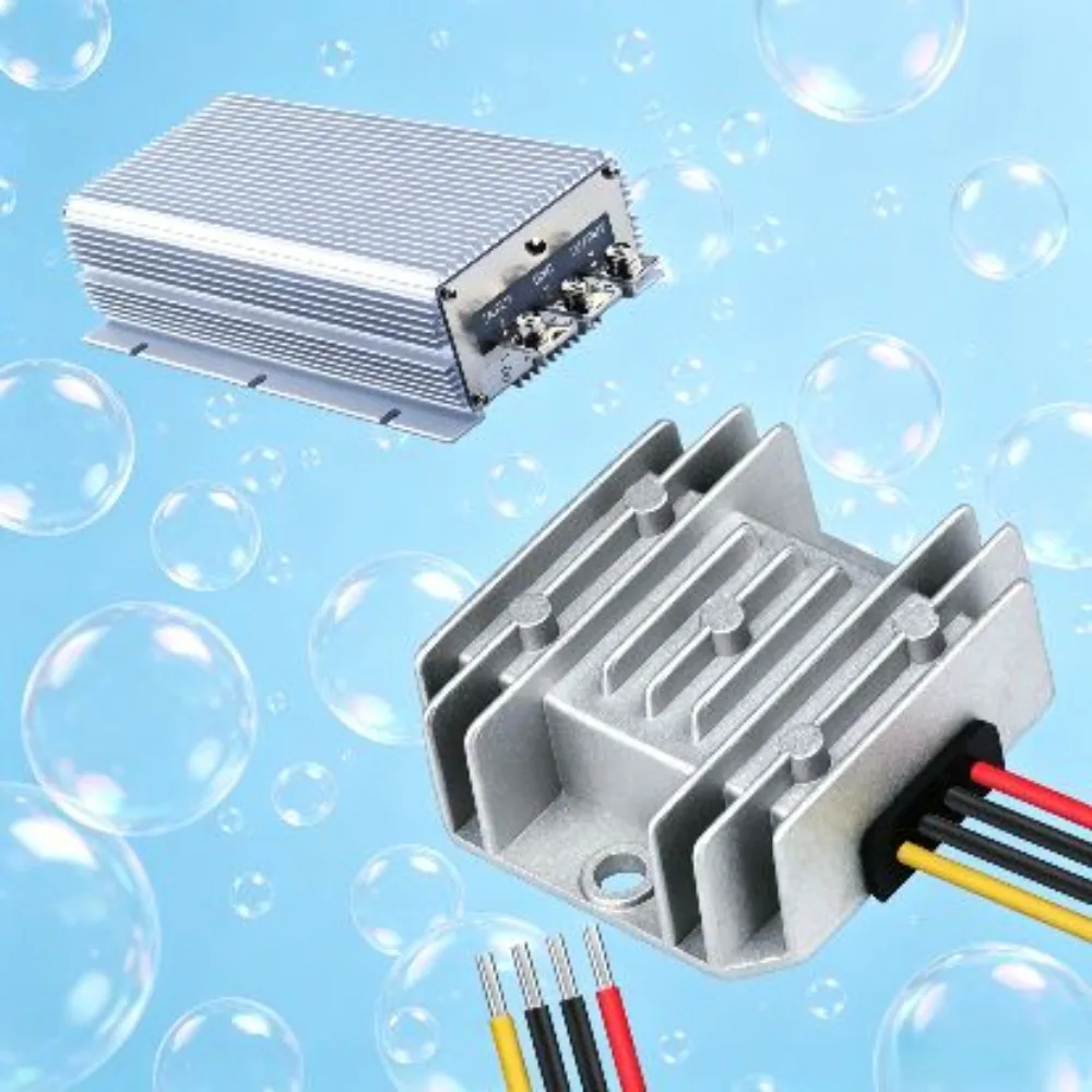 12V to 24V (20A 25A 30A 40A 50A )Step Down Converter Voltage Regulator Waterproof DC Buck Transformer Power Supply