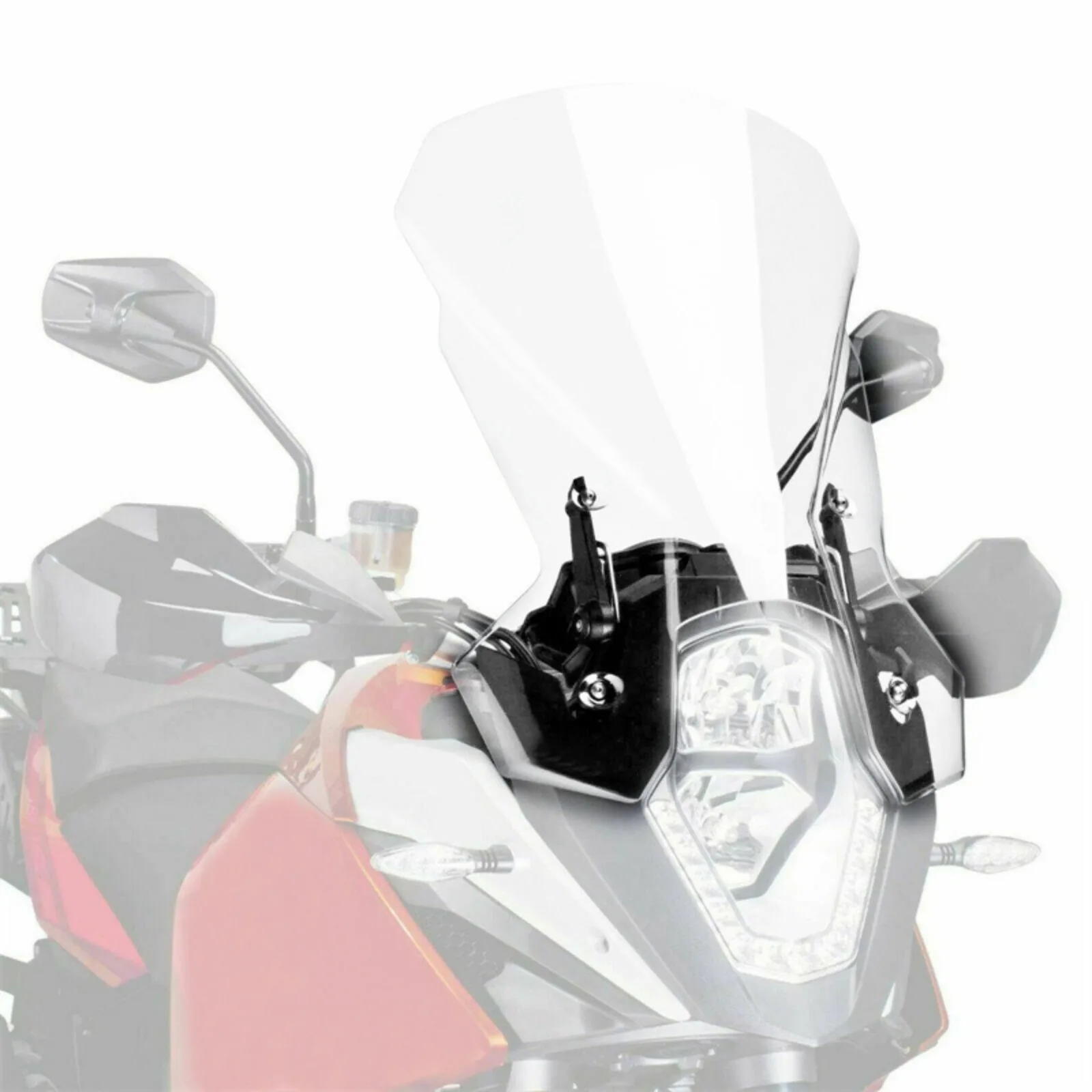 

For KTM 1290 Super Adventure R/S 2017 2018 2019 Grey Black Clear Motorcycle Windscreen Windshield Wind
