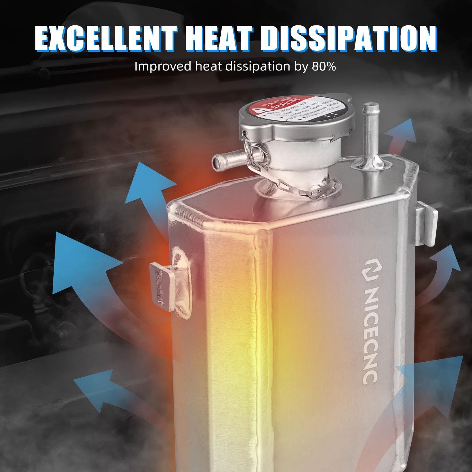 Upgraded Coolant Reservoir Tank For Can-am Maverick X3 2017-2022 R RR Max Sport 1000R Trail 800 Defender Pro UTV Accessories