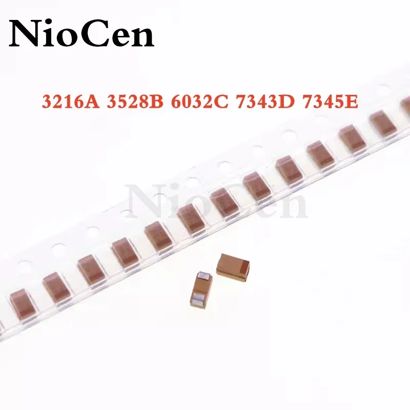 

20PCS 3216A 3528B 6032C 7343D Tantalum capacitor 100UF 150UF 220UF 330UF 470UF 6.3V 10V 16V 25V 35V 50V 4.7/6.8/10/15/22/33/47UF