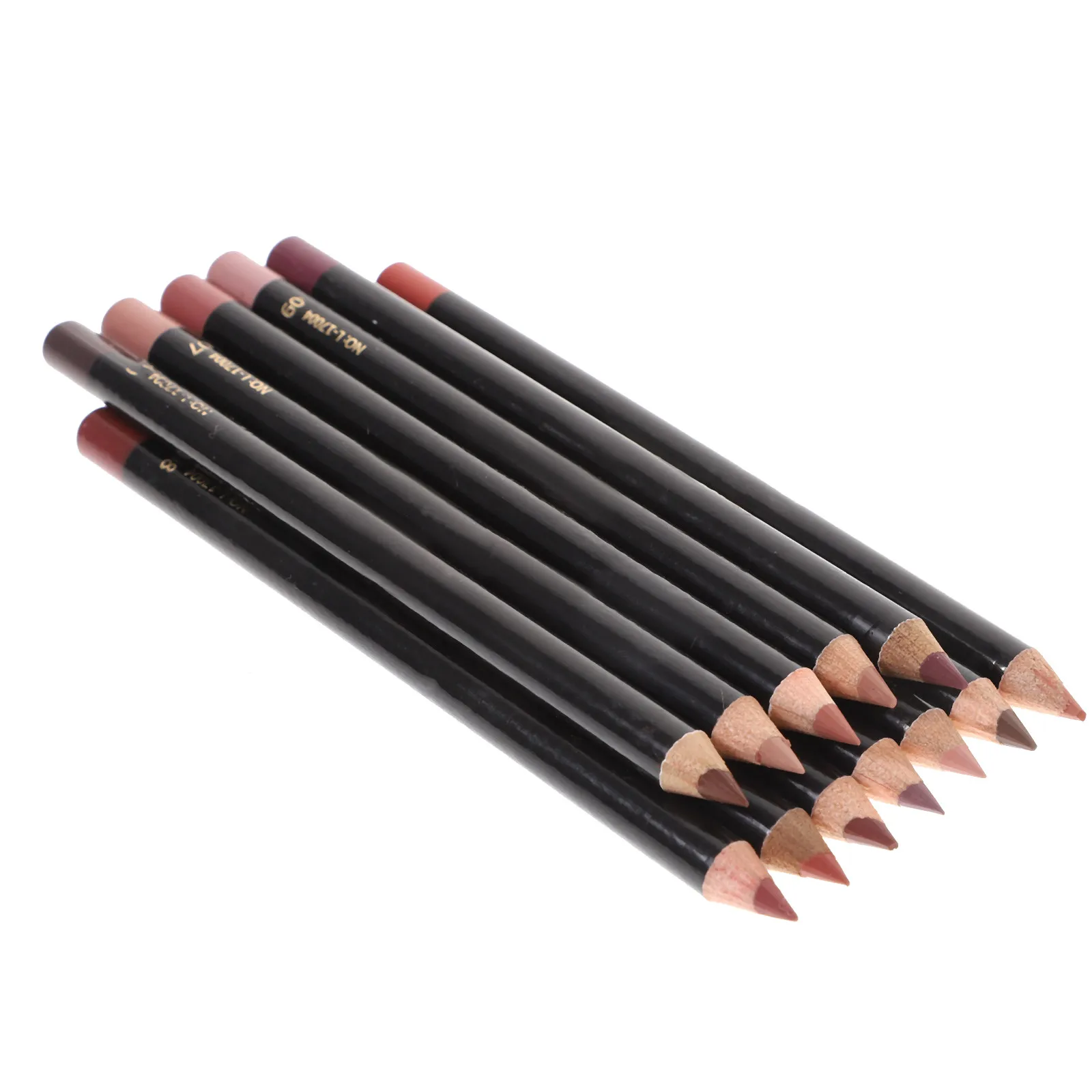 

Набор из 12 водостойких карандашей для губ: легкие, удобные, устойчивые к поту, 12 цветов в комплекте