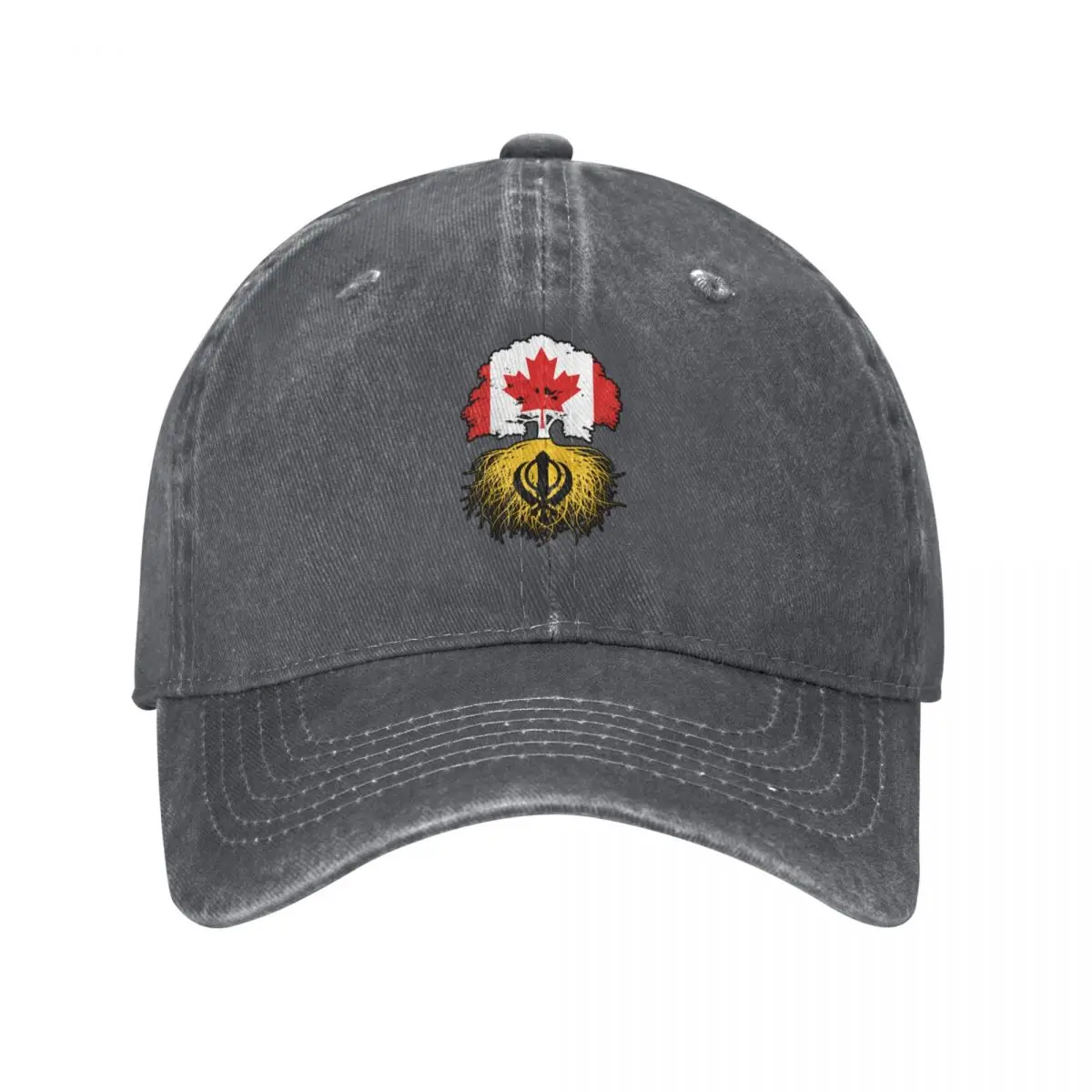 

Khalistan Sikh Canadian Canada Tree Roots Flag Baseball Cap Beach Outing Fishing cap Sun Hat For Children For Women 2025 Men's