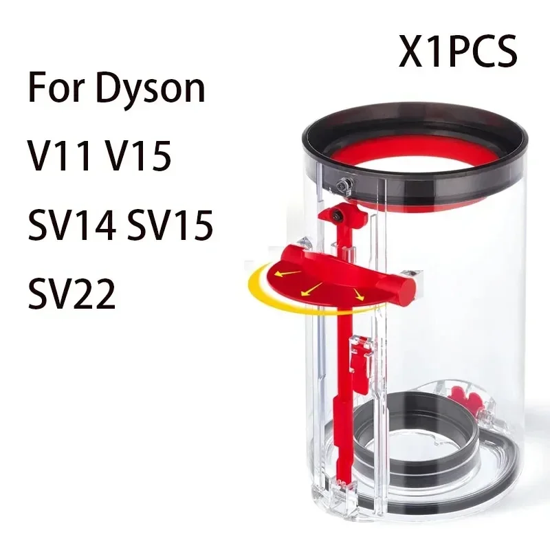 Dust Bin Bucket for Dyson V10 SV12 V11 V15 SV14 SV15 SV22 Vacuum Cleaner Canister Bin Replacement Accessories Parts